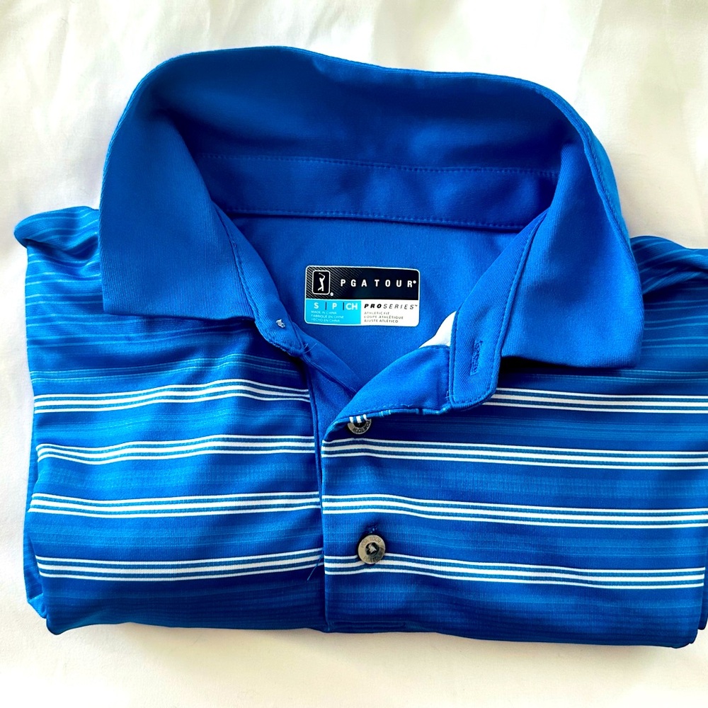 NWNT, PGA Tour Pro Series Polo Golf Shirt, Size Small